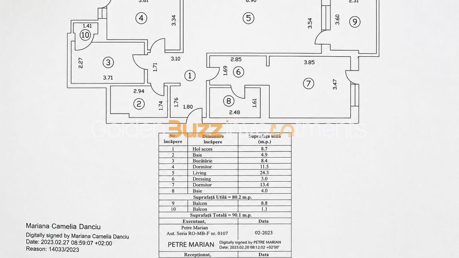 Apartament 3 camere | Parcare subterana | Viitorului 134 - Poză 9