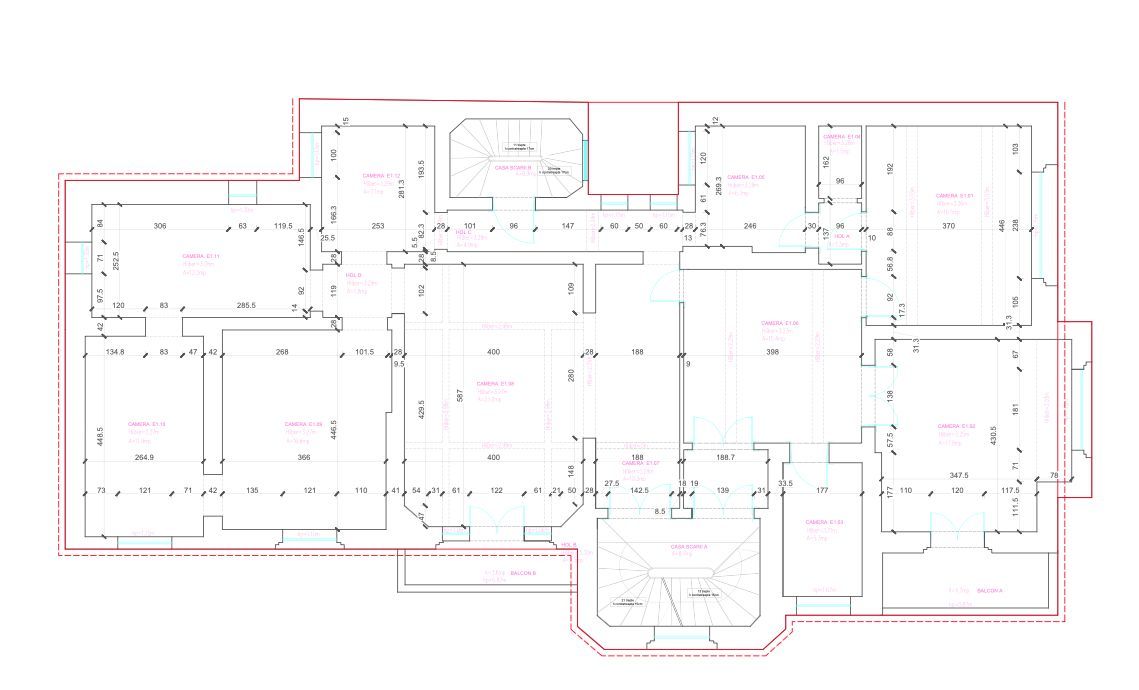 Imobil S+P+3 cu potential investitional ridicat | Ideal clinica, hotel boutique - Schiță 14