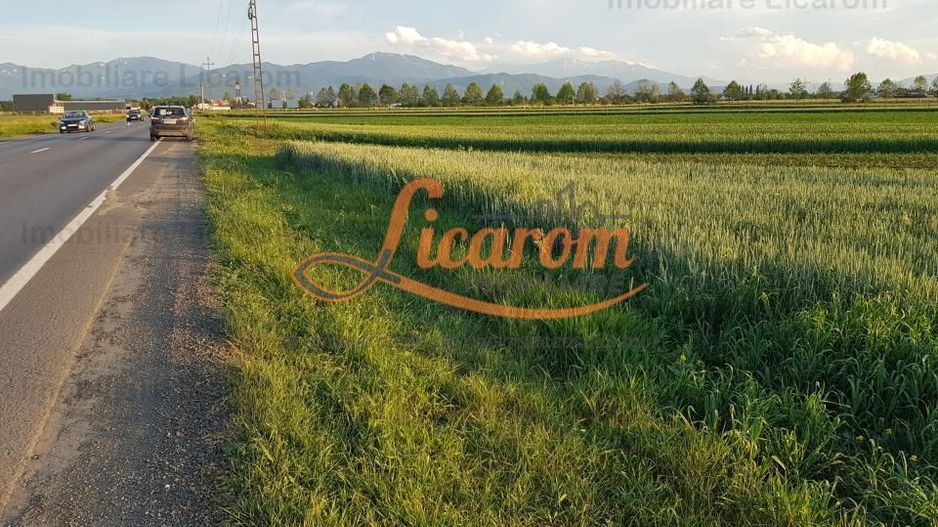 Teren Stupini Calea Feldioarei 4600 mp,21 euro/mp, front la asfalt - Poză 1