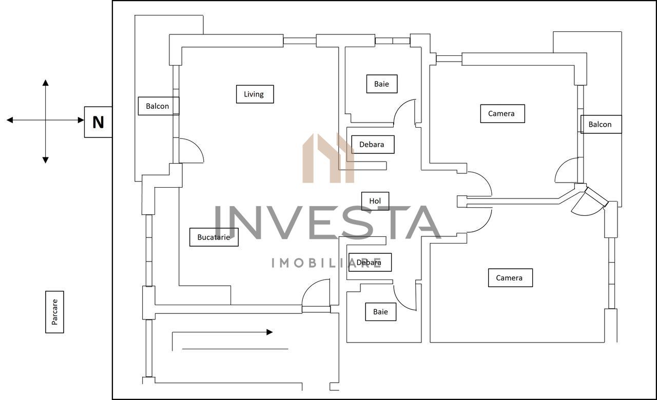 Apartament 3 camere de 117 mp cu 2 parcari incluse, cartier Buna Ziua! - Poză 2