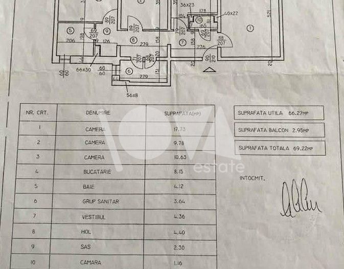 De vânzare - apartament 3 camere - Veteranilor - Militari - Poză 9