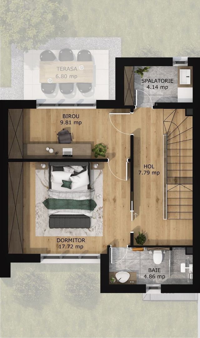 Vilă contemporană în construcție – livrare în 2025, situată în Pipera, Voluntari - Poză 7