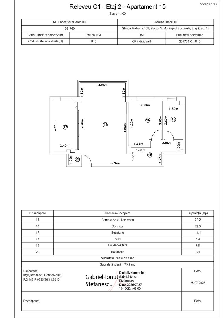 Titan- Bloc boutigue- apartament 2 camere -living generos - Poză 12