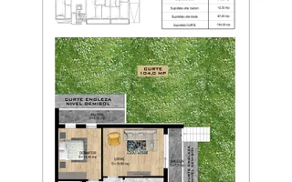 2 camere cu gradina  Pallady Metrou Nicolae Teclu - Schiță 18
