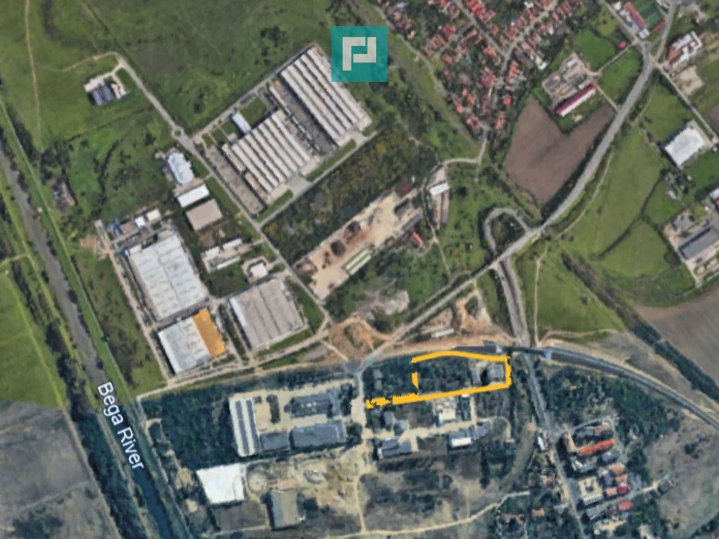 Teren industrial 17.934 mp cu 3 clădiri - Poză 1