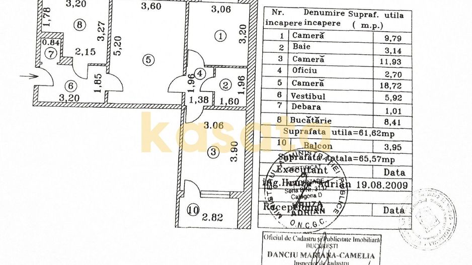 Apartament 3 Camere Vanzare | Etaj 1/4 | Drumul Taberei | Anvelopat - Schiță 26