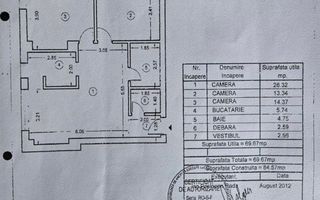 AP 3 CAMERE HERASTRAU, BLOC NOU, LOC PARCARE, MOBILAT/UTILAT, COMIS 0% - Schiță 18