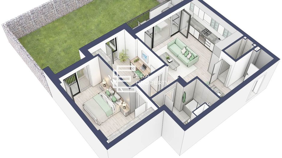 Apartament 3 camere | parter cu gradina | Zona Alba Iulia – Sibiu - Schiță 13