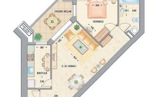 Apartament modern 2 camere, 52 mp + 5 mp balcon, et. 4/10 – Adama 2009 - Poză 2