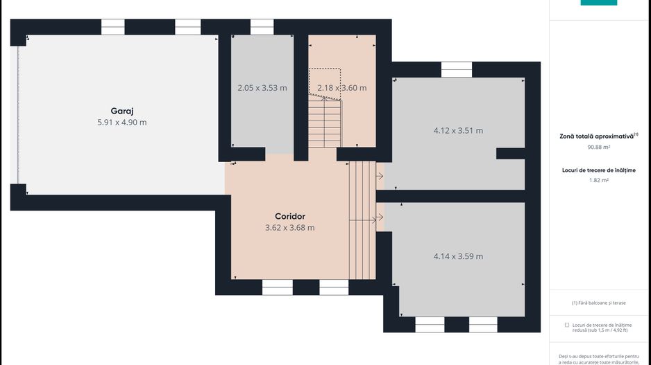 Vilă modernă pe 3 niveluri la gri în Poltura - Poză 31