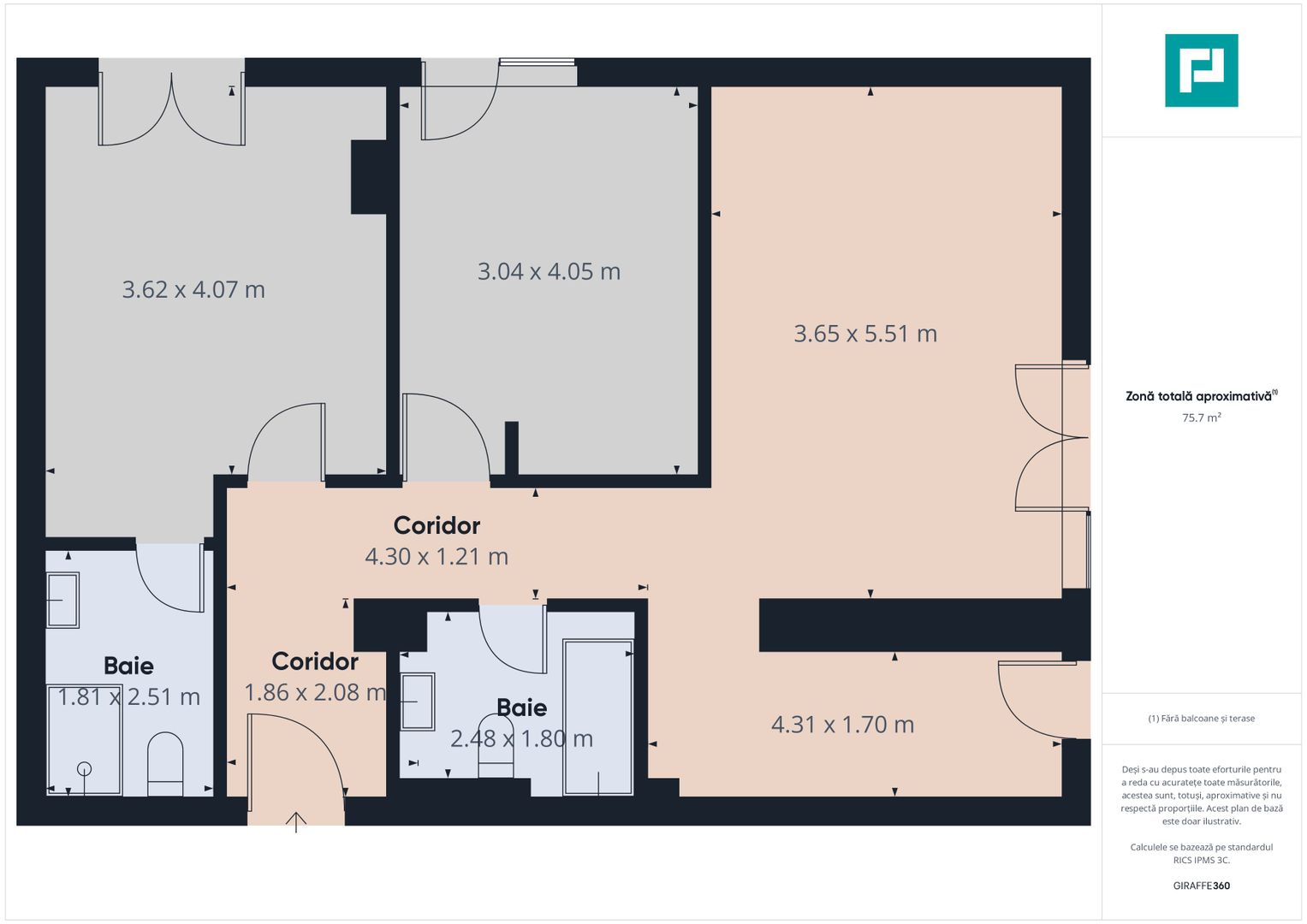Apartament 3 camere finisat in zona Baneasa/Aviatiei - Poză 6