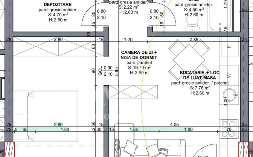 Apartament 2 camere | 39 mp | zona Chinteni - Poză 6