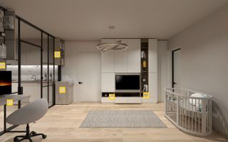 Apartament 2 camere finisat, 50mp,  Bloc nou, Sannicoara - Poză 12