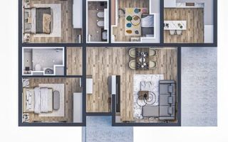 Casă în Complexul ENKA Mediteraneene, Miroslava - 4 camere, 85 MP - Poză 4