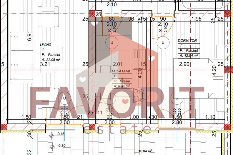 Gradina proprie. Spatios. Decomandat. Finisaje la alegere - Schiță 12