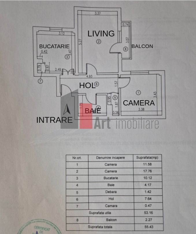 Apartament cu 2 camere de vanzare-Drumul Taberei-1 Mai-Favorit - Poză 7