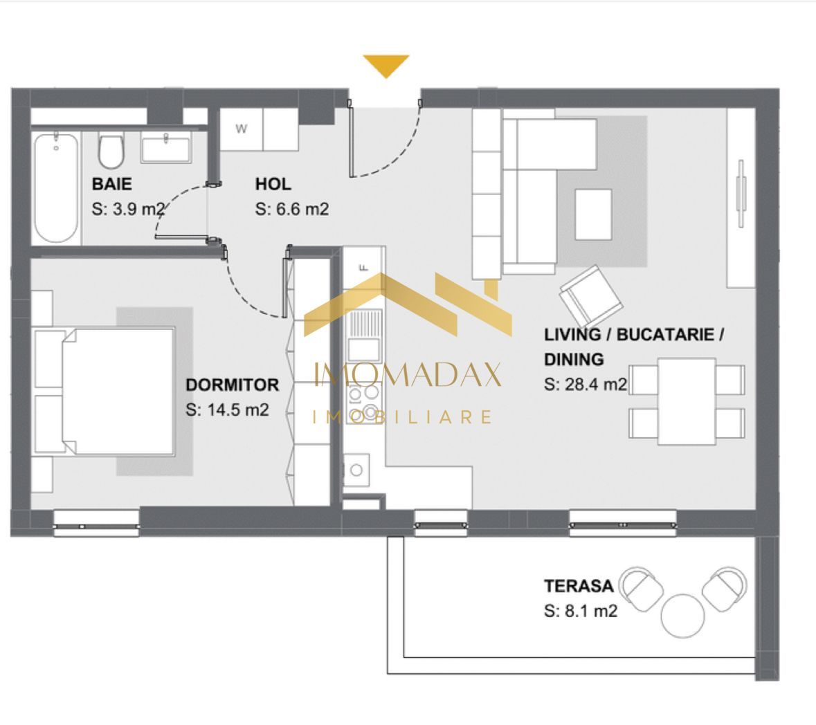 Aradului-2 camere-Loc de parcare Inclus - Poză 14
