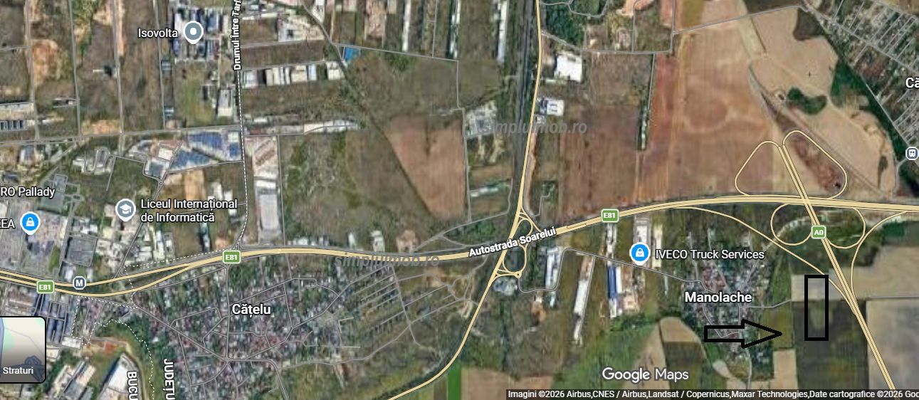 Terem 8000 mp Comuna Manolache ilfov - Poză 3