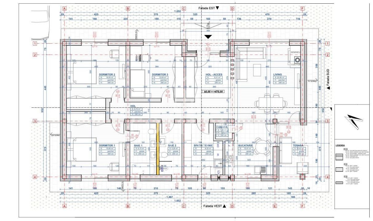 Casă eficientă energetic pe 1 nivel în Chinteni - Poză 6