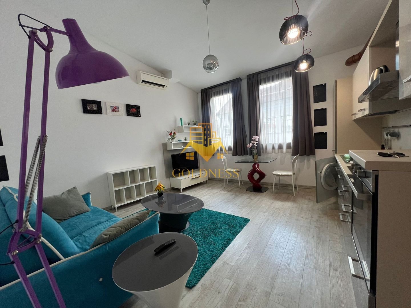 2 camere open space, modern, parcare, AC, Centru, Piata Muzeului, UMF - Poză 3