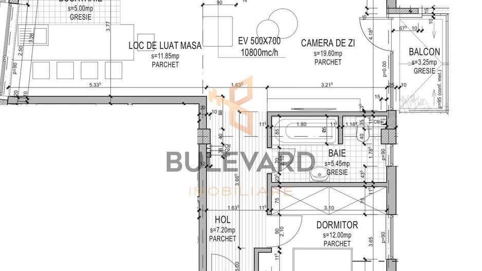 Apartament cu 2 camere, zona straziii Traian Vuia! - Schiță 1