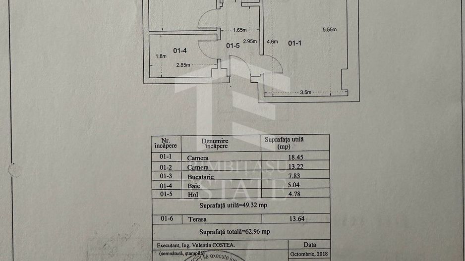 Metrou Mihai Bravu- Vitan - Apartament 2 camere+ loc de parcare |2018 - Schiță 26