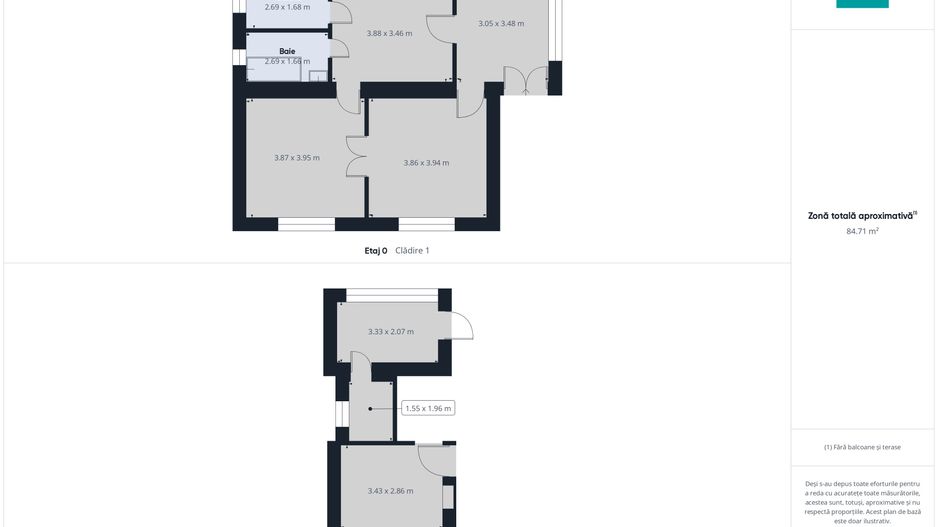 Casă cu 3 camere lângă frontiera Turnu - Poză 8