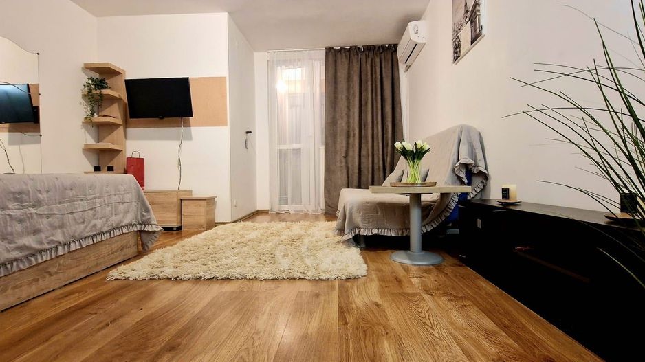 Garsonieră modernă, etaj 2, AC, 5 min metrou Titan - Poză 1