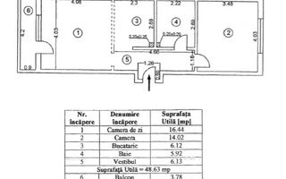 Apartament 2 camere – 52,41 mp zona Bd. Brancoveanu – Luica, Sector 4 - Poză 9