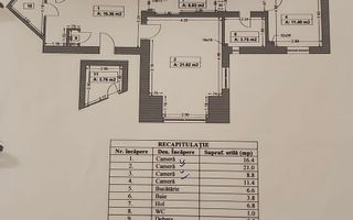 Apartament in vila | Ultracentral | 2 intrări | Garaj 30 mp | Renovat - Schiță 20