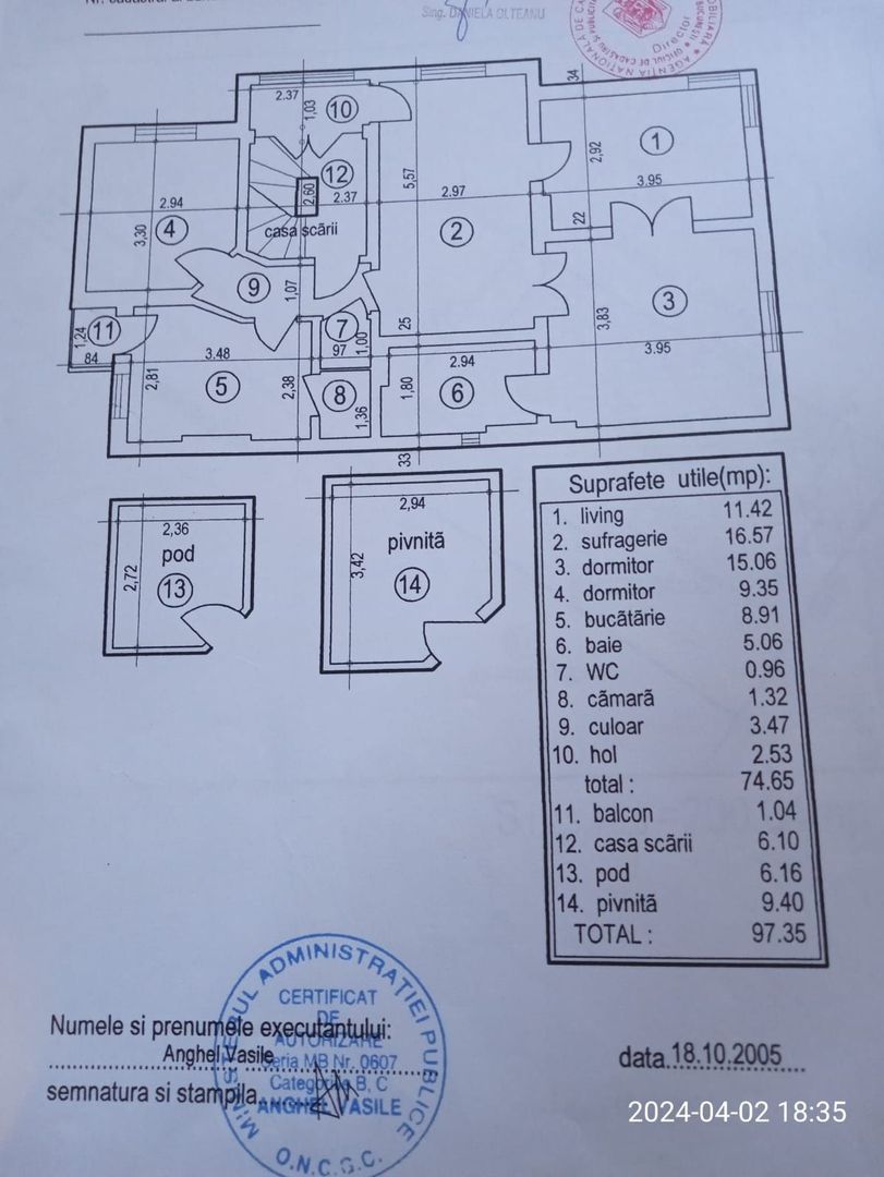 Vand apartament in vila - Poză 1