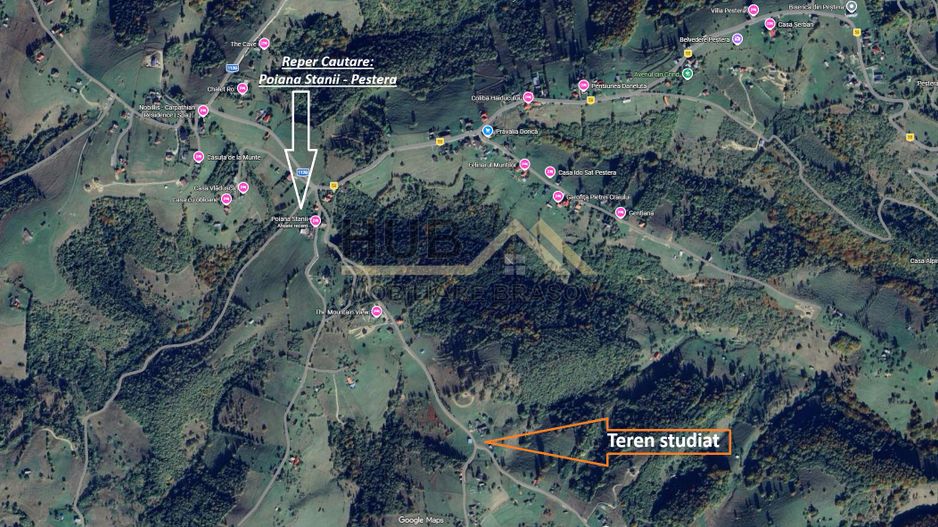 Teren Moieciu zona Pestera cu PUZ si utilitati | 4.649mp - Poză 4