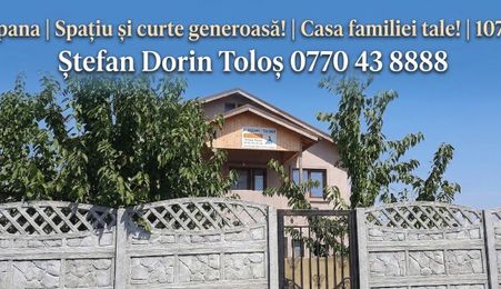 Cumpana Spațiu și curte generoasă! Casa familiei tale!