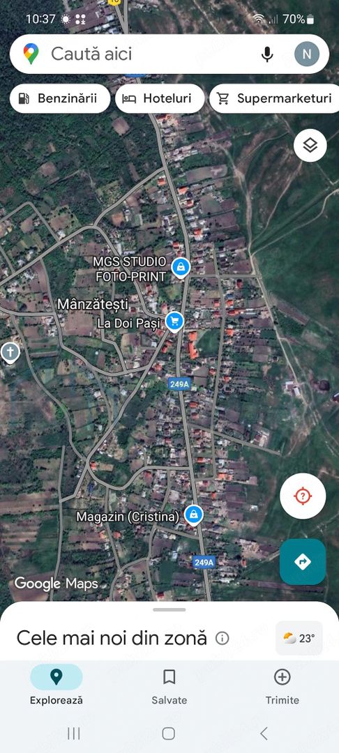 Teren intravilan Manzatesti Iasi - Poză 1