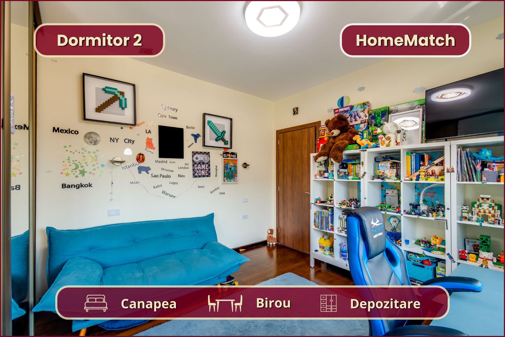 Promoroaca 7 || 3 camere || Mobilat modern || Parcare subterană - Poză 13