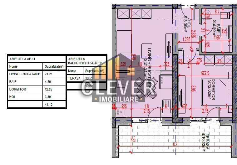Apartament 2 camere 51 mp Pallady | Oferta Parcare, Comision 0% - Schiță 8
