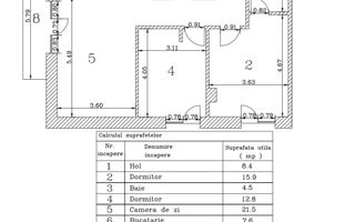 OPORTUNITATE | 3 CAMERE | DECOMANDAT | LOC DE PARCARE | 2025 - Schiță 15