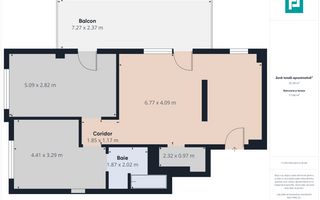 Apartament modern cu 4 camere, curte și terasă – liniște și confort ap - Poză 8