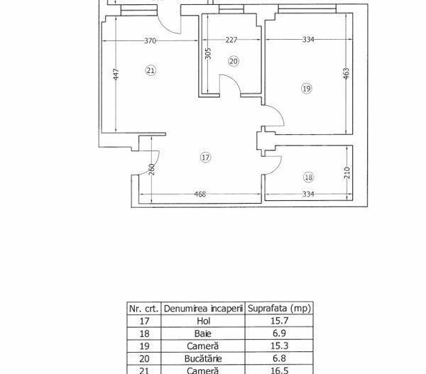 Apartament 2 camere, decomandat, 61,2 mp, Popești Leordeni - Poză 6