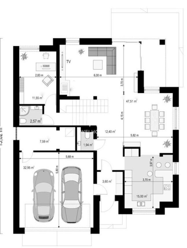Casa Sibiu, Selimbar - 5 camere, 3 bai, garaj - - Poză 8