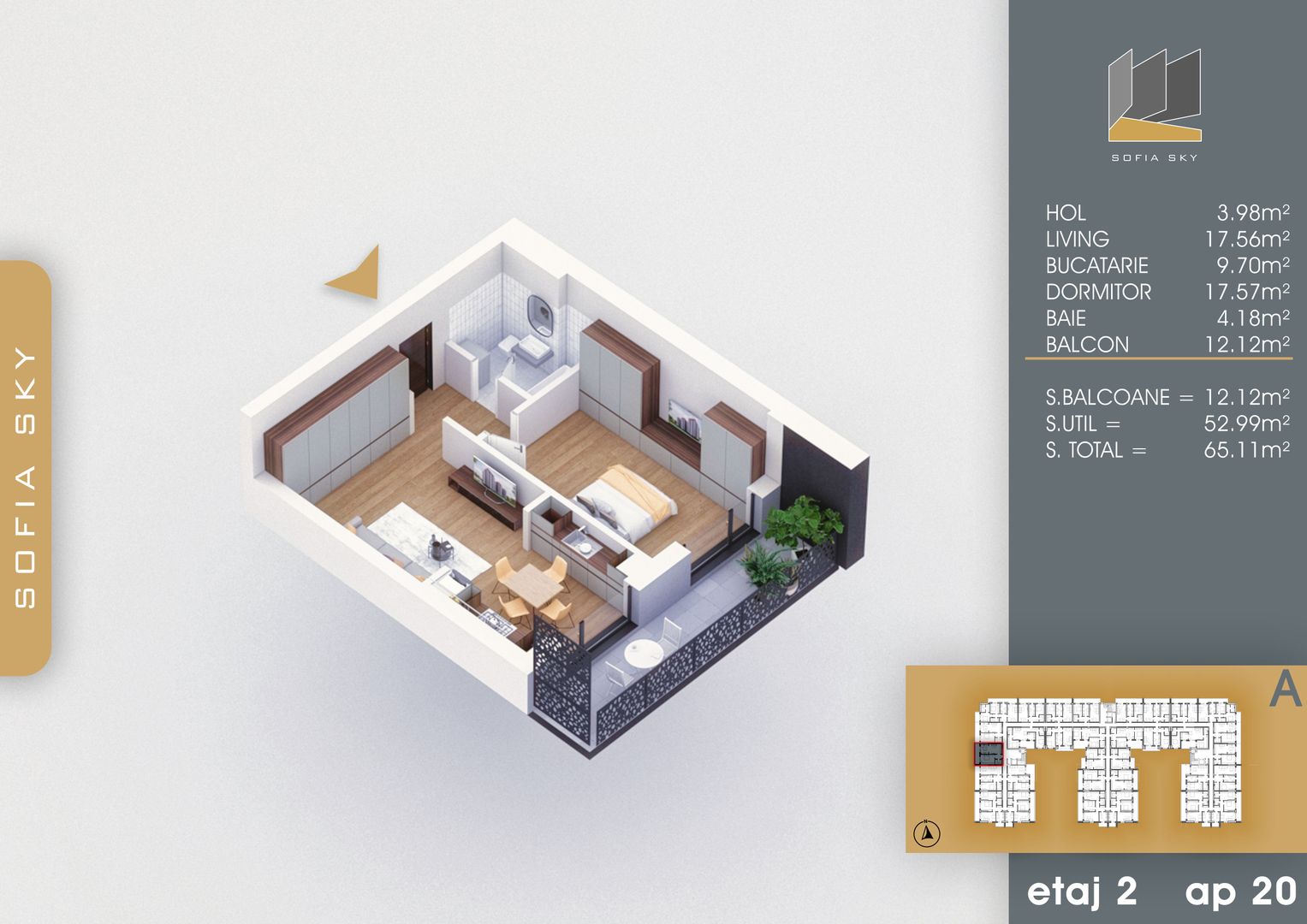 Apartament 2 camere spatios Titan Pallady  7 min Metrou Nicolae Teclu - Schiță 5