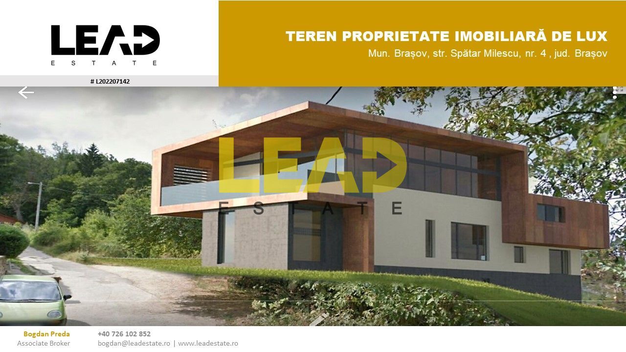 De Vanzare Teren Intravilan, Ultracentral Brasov! - Poză 4