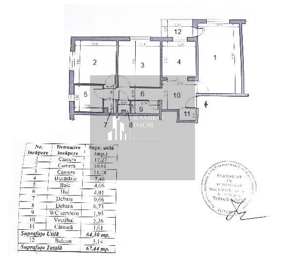 Apartament 3 camere decomandat -10 minute de metrou Aparatorii Patriei - Poză 3