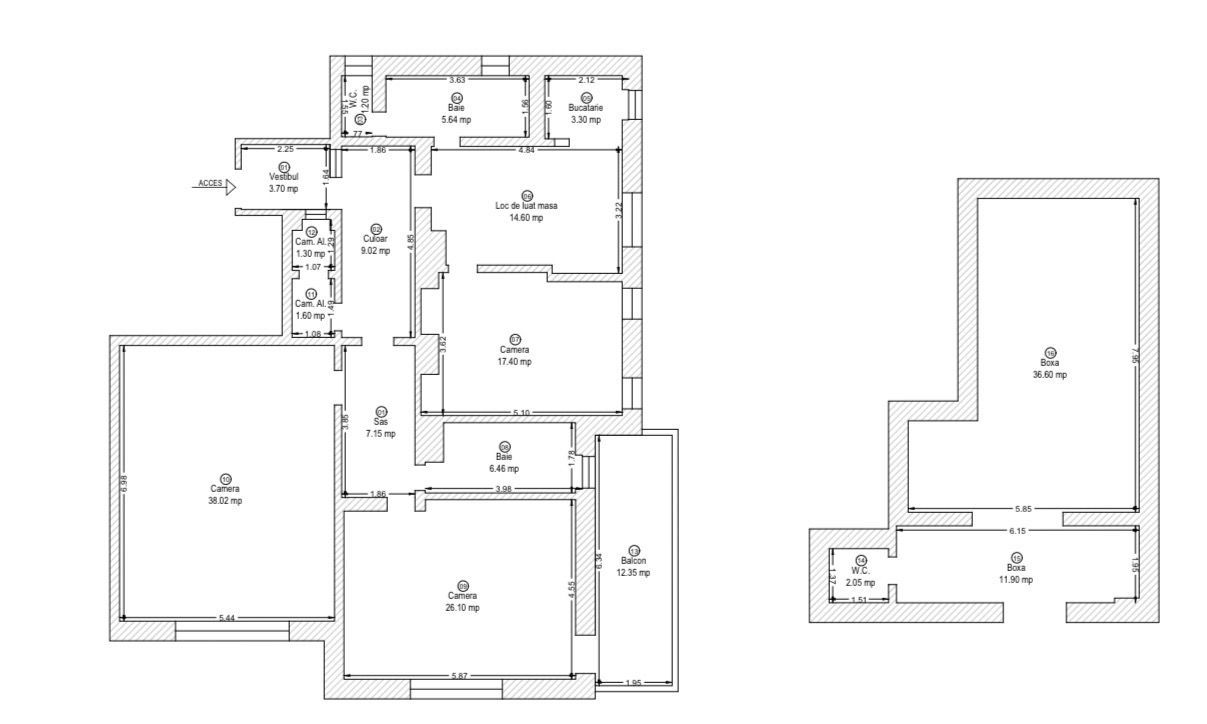 APARTAMENT CENTRAL - Schiță 14
