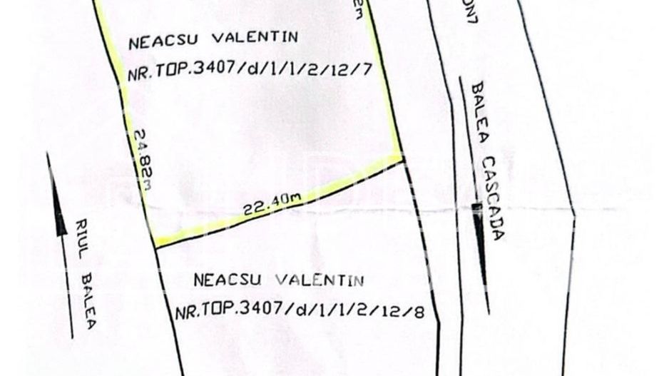 Teren intravilan 1.113 mp – deschidere la DN7C și Râul Bâlea – Cârțișoara - Poză 5