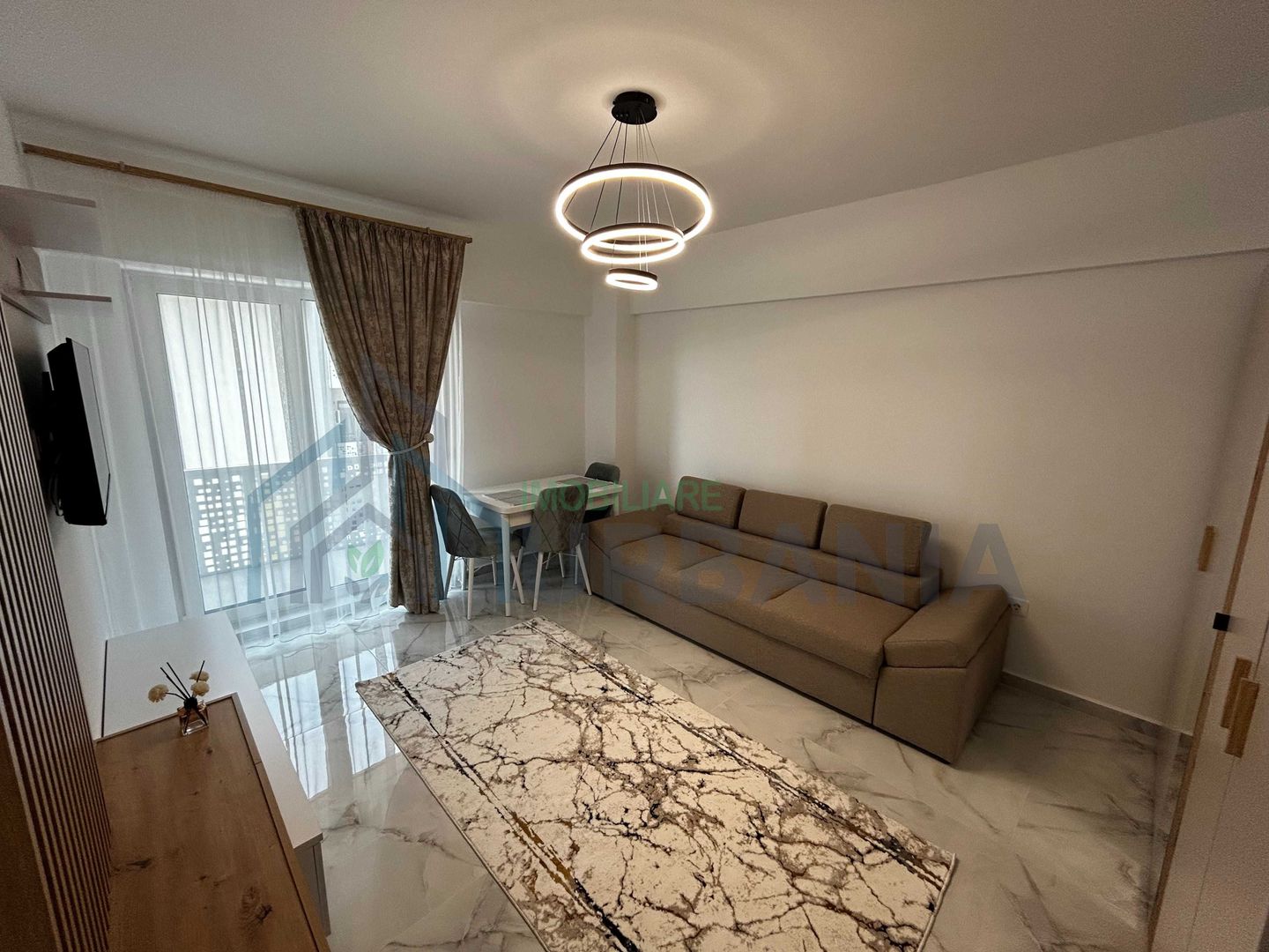 Apartament 2 camere, etaj 2, 59 mp, mobilat și utilat, zona Păcurari, Contemporan Homes, 500 euro/lună - Poză 1