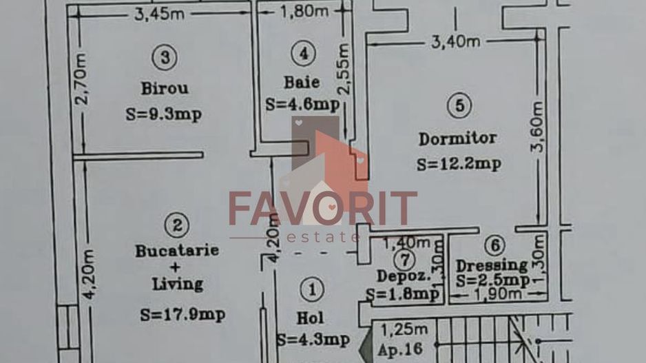 Apartament 3 camere + 10 mp terasa | Giroc - Poză 9