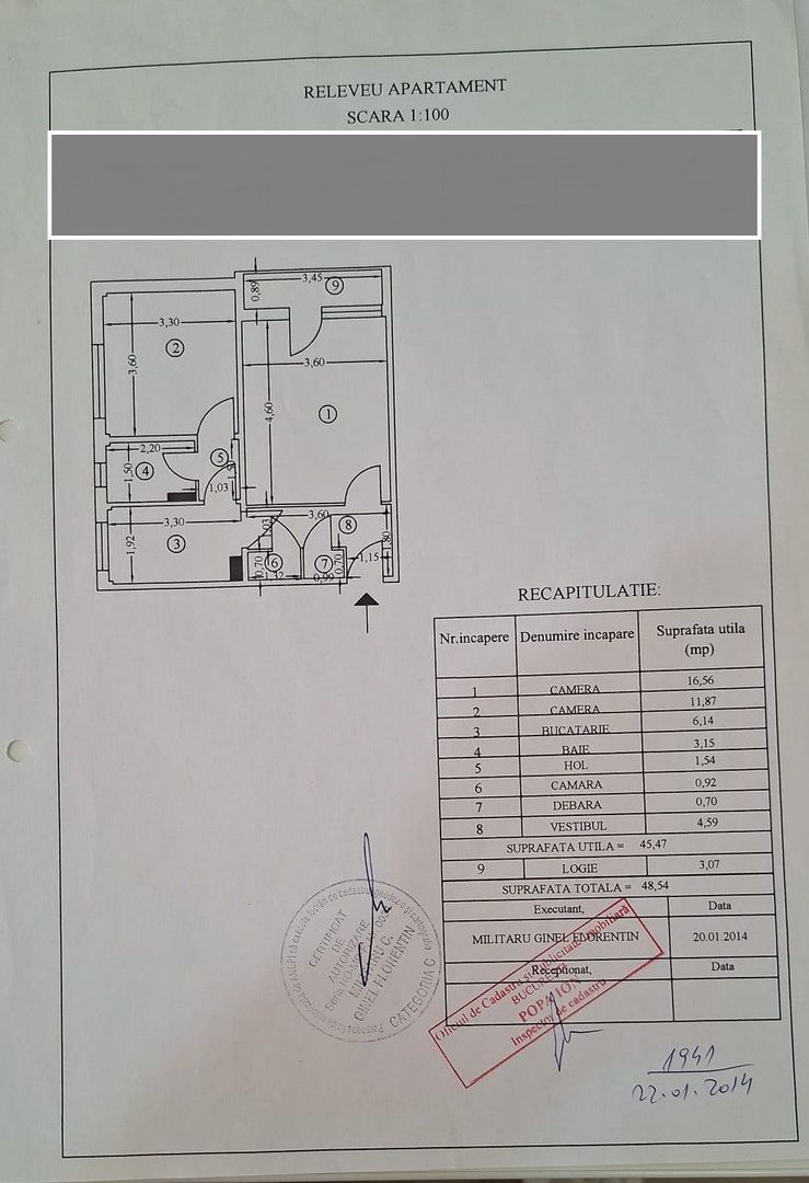 Apartament 2 camere renovat | 50 m Metrou Romancierilor | Etaj 3/10 - Poză 12