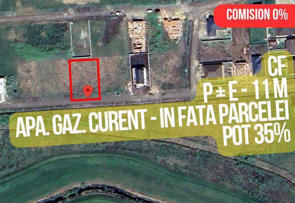 Teren de construcții la intrare în Sânandrei, județul Timiș – 650 mp - Poză 1