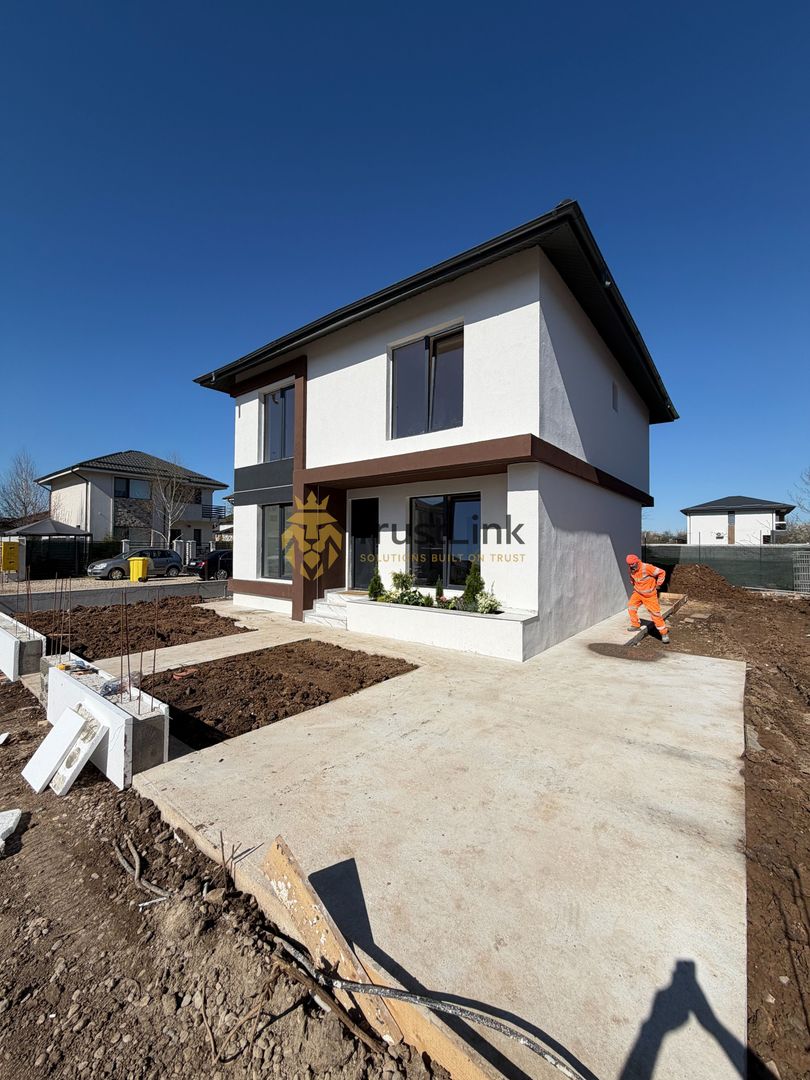 Casă individuală modernă de vânzare – Berceni 4 camere 290 mp curte - Poză 4